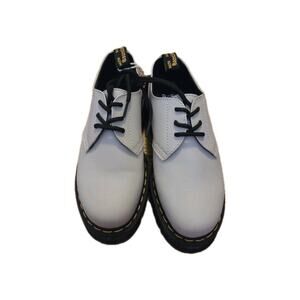 Women's Dr. Martens Audrick Nappa Leather Platform Shoes - Vintage Grey Size 7